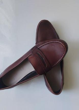 Женские кожаные туфли лоферы1 фото