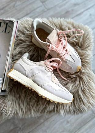 New balance 327 cream pink