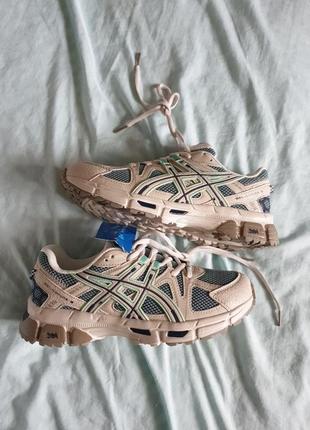 Asics gel-kahana 8 beige blue3 фото