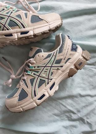 Asics gel-kahana 8 beige blue4 фото