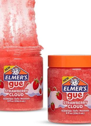 Слайм із штучним снігом elmer´s gue premade slime, strawberry