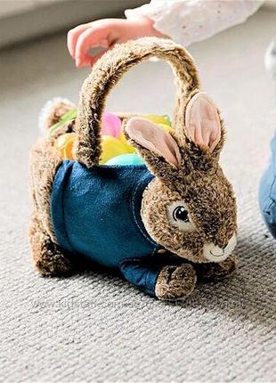 Іграшкова , плюшева сумочка -кошик peter rabbit кролик