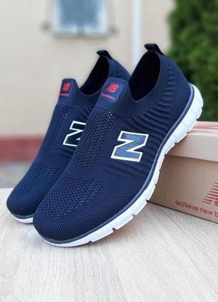 Мужские кроссовки new balance тапки синие с красным скидкостью sale &lt;unk&gt; smb