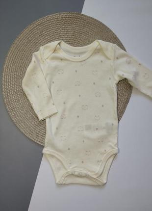 Бод на длинный рукав для девочки 68 см, комплект