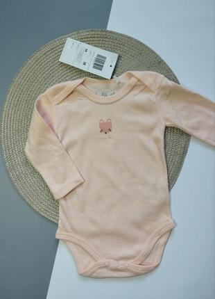 Бод на длинный рукав для девочки 68 см, комплект