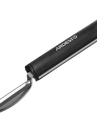 Ніж для овочів ardesto black mars 20,5см, овочечистка, ar2009sa