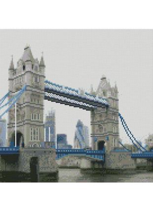 Алмазна картина лондонський tower bridge, 40х50 см, fa40841