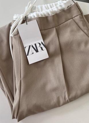 Штани брюки кльош широкі прямі zara оригінал5 фото