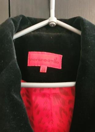 Пиджак черный нарядный бархатный на атласной подкладке е3 фото