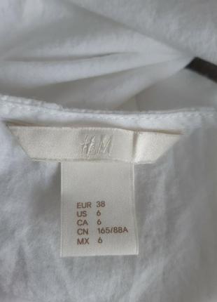 Блузка , рубашка 💯% хлопок белая прошва , рукав 3/4, 46 размер4 фото