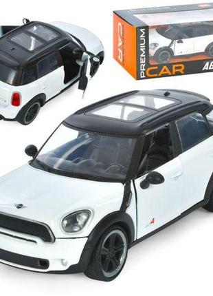 Металева машинка mini cooper s 1:24