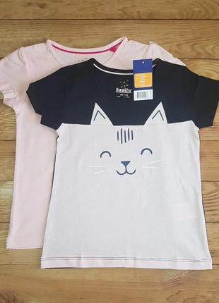 Летний набор футболок для девочки, рост 86/92 (12-24 мес.)2 фото