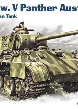 Собирательная модель icm немецкий танк pz.kpfw. v panther ausf.d времен второй мировой войны. масштаб 1:35 (ic