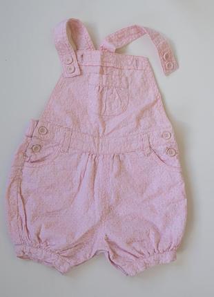 Красивый с вышивкой комбинезон mothercare -6-12 месяцев для девочки