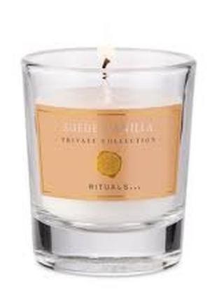 Ароматическая свеча rituals candle private collection - suede vanilla 25 gr