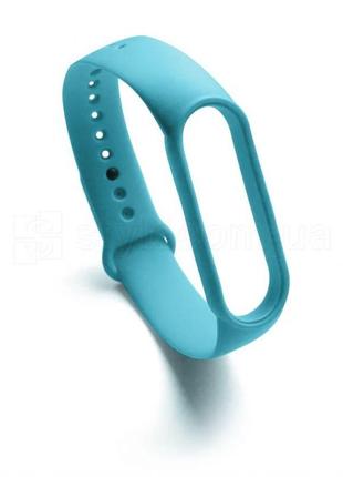 Ремінець для xiaomi mi band 5, 6, 7 original design sky blue / небесно-блакитний