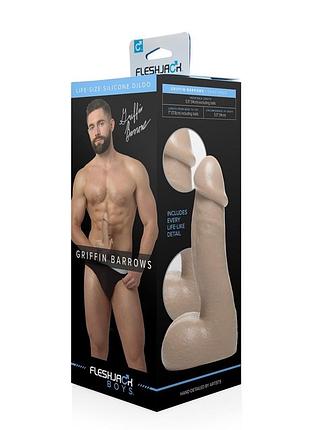 Фаллоимитатор fleshjack boys: griffin barrows dildo, по слепку пениса порноактера 6