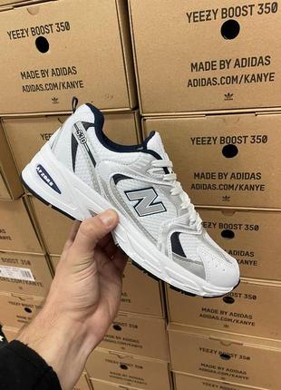 Женские кроссовки  new balance 530 white silver 3