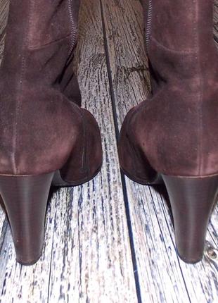 Замшеві демісезонні чоботи grado для дівчини, розмір 393 фото