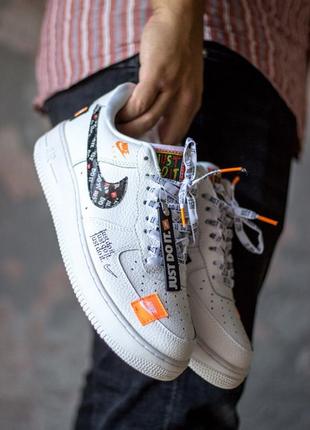 Nike air force 1 low “just do it” white 🆕 мужские кроссовки найк 🆕  белые