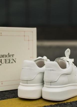 Alexander mcqueen triple white 🆕 жіночі кросівки маквин 🆕 білі 36-417 фото