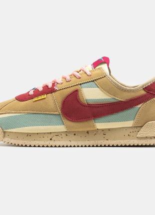 Чоловічі кросівки nike cortez x union l.a beige 41-43-44-45