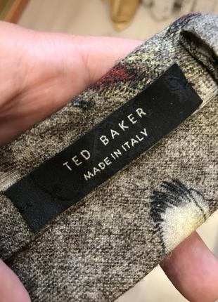 Вовняний краватка ted baker made in italy5 фото