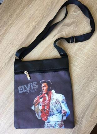 Новая сумка кроссбоди почтальон ретро винтаж елвис пресли