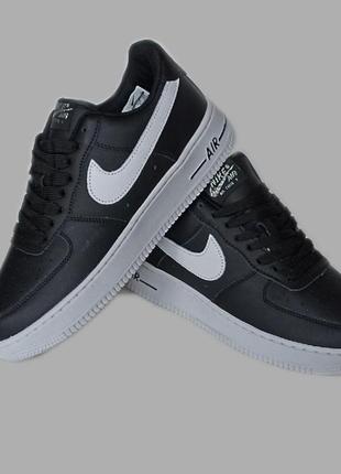 Кросівки чоловічі nike air force 1 low, найк аір форсе натуральна шкіра,