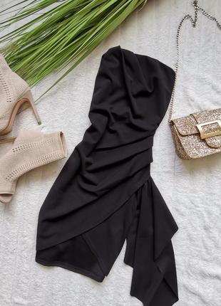 💣💣💣ценопад! шикарное чёрное платье без бретелек по фигуре n 580