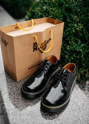 Женские туфли dr.martens 1461 classic “blak”2 фото