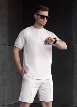 Костюм мужской летний шорты и футболка3 фото