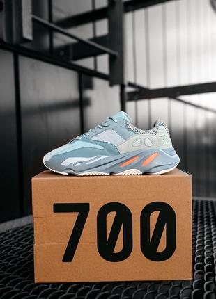 Adidas yeezy boost 700 inertia "grey" 🆕 жіночі кросівки адідас 🆕 сірі2 фото