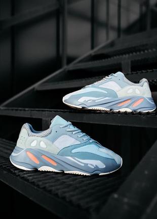 Adidas yeezy boost 700 inertia "grey" 🆕 жіночі кросівки адідас 🆕 сірі5 фото