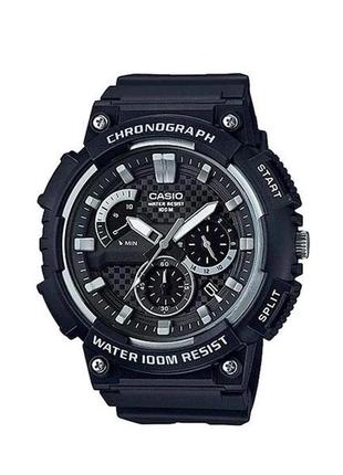 Мужские часы casio mcw-200h-1a, черный цвет