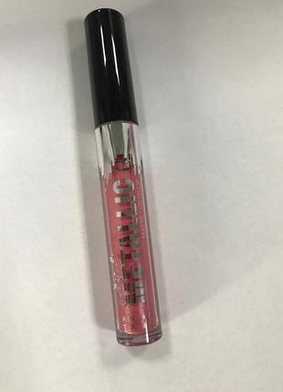 Рідка матова губна помада avon «металічний ефект» mattellik pink