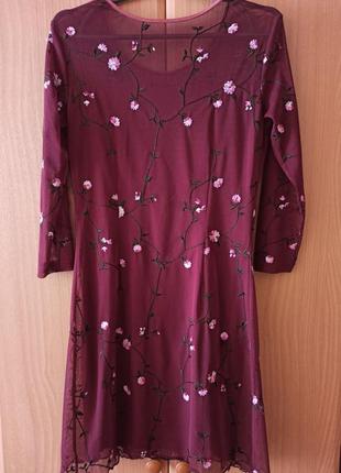 Сукня сітка з вишивкою 9