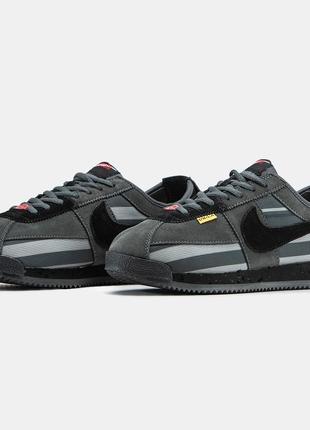 Мужские кроссовки nike cortez x union l.a grey black 40-41-453 фото