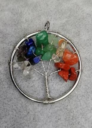 Кулон "дерево щастя" асорті