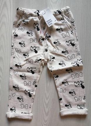 Штанишки с мини маус h&m