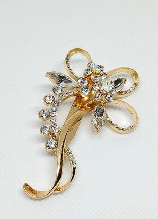 Брош декоративна на шпильці 7см×3,5см