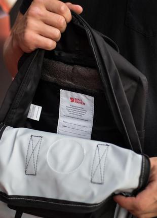 Рюкзак женский, мужской fjallraven kanken, серый (канкен, сумка, спортивный ранец)4 фото