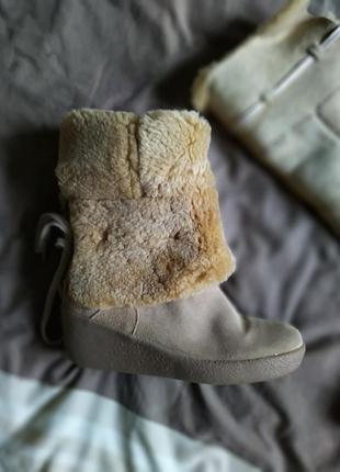 Ботинки сапоги угги замша на меху tad baker оригинал размер 37 24 см новые2 фото
