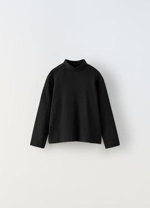 Базовий однотонний гольф zara футболка лонгслів