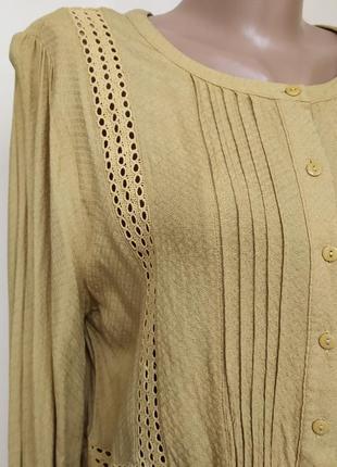 Блузка кофта длинный рукав кружево размер uk143 фото
