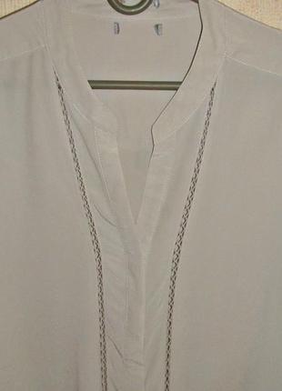 Шелковая блуза (оригинал) шелк плотный madisson2 фото