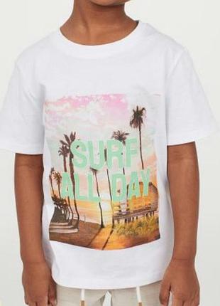 Футболка от h&m surf all day (бангладеш)