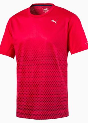 Чоловіча червона спортивна графічна футболка puma червона спортивна футболка