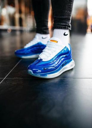 Чоловічі кросівки найк nike air max 720/95 чапля "blu"