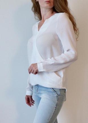 Белая блуза рубашка с длинным рукавом vero moda2 фото